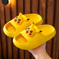 pokemon pikachu kawaii cartoon slippers indoor house cute girls bathroom sandals anti slip outside beach boys girl birthday gift