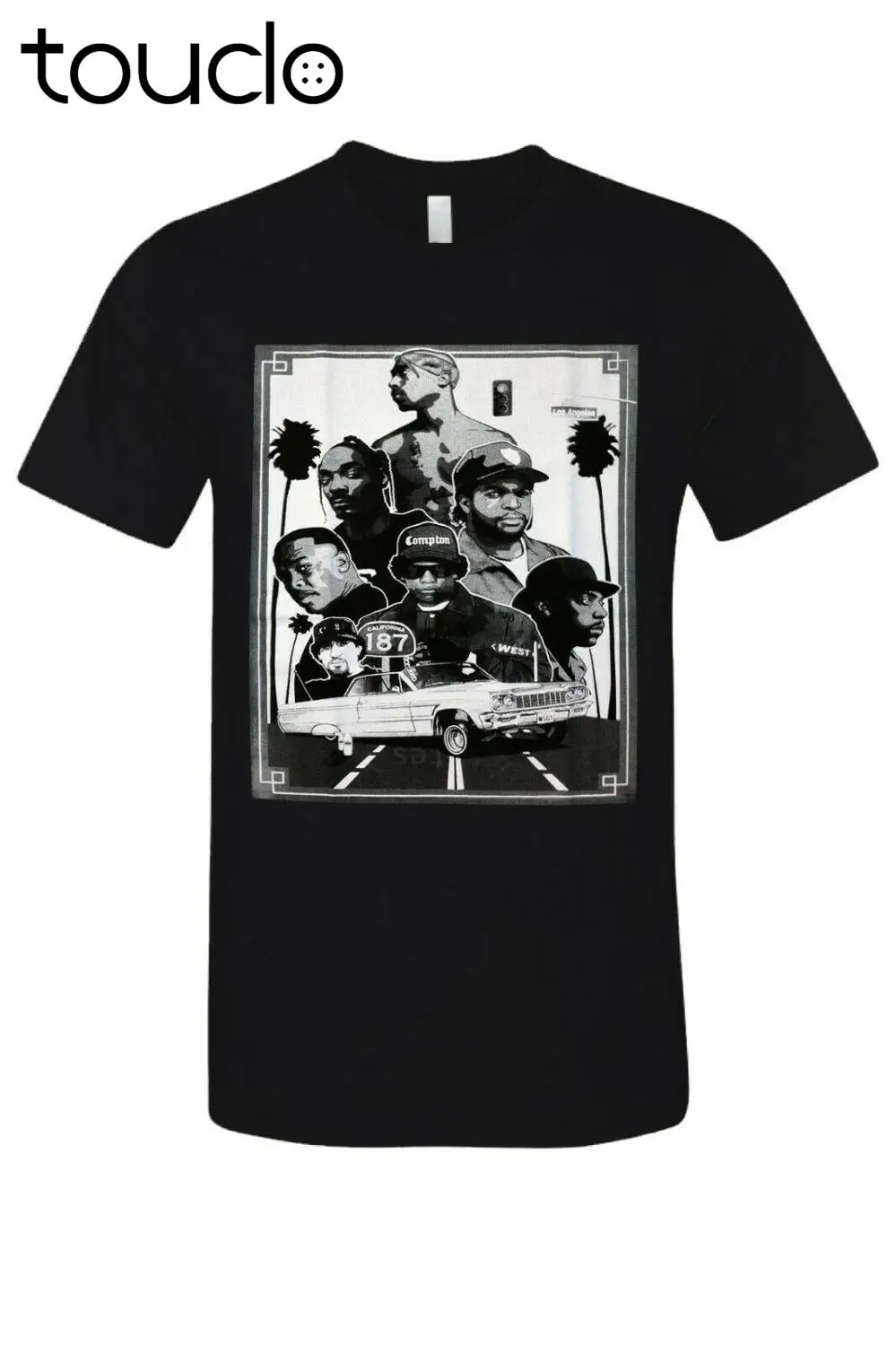 

New West Coast Hip Hop Legend 2Pac Nwa Death Row Cali Urban Graphic T-Shirt New Blk Unisex S-5Xl Xs-5Xl Custom Gift