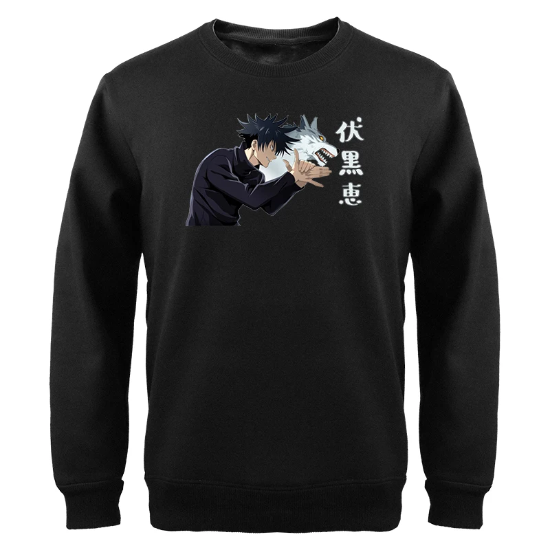 

Худи мужское с длинным рукавом и круглым вырезом, с мультяшным принтом