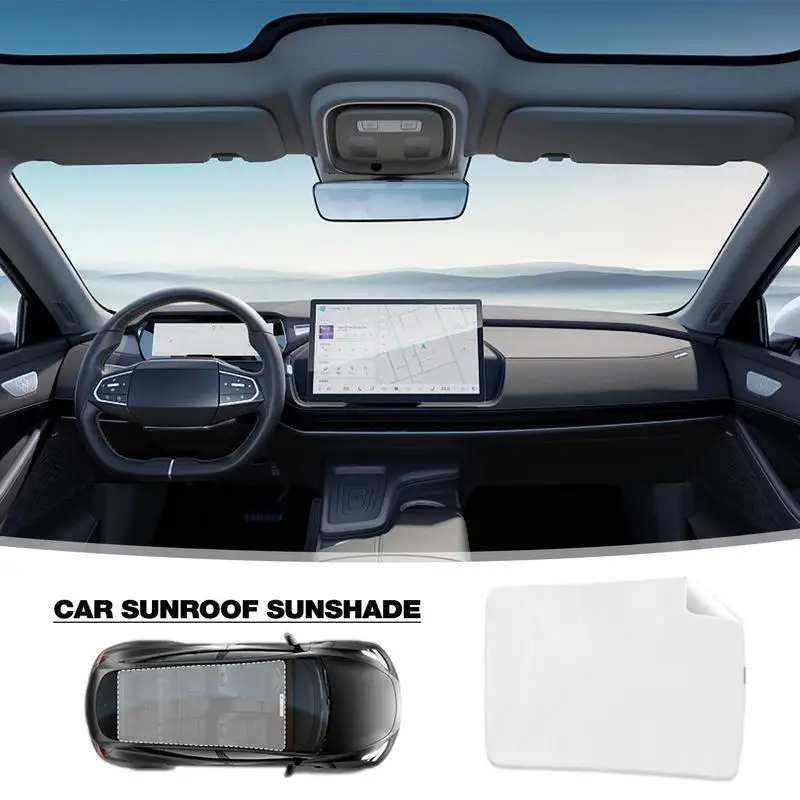 

Car Sunroof Sunshade UV Protection Sunroof Sun Shade Waterproof DoubleLayer Car Parking Shade Heat Insulation Sunshade