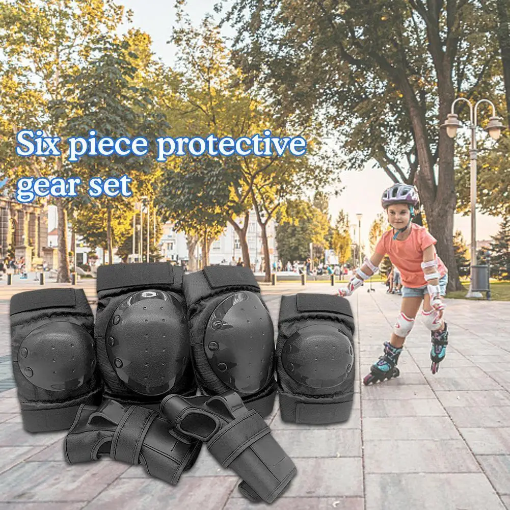 

Knee Pads Elbow Pads Hand Protection ABS+EVA+Nylon Material Suitable For Skating Biking Skateboarding Rollerblading C1Z5
