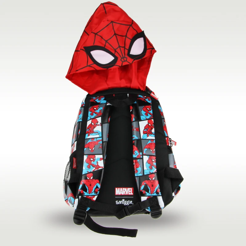 Australian Original Smiggle Children's Schoolbag Male Spider Primary School Backpack 5-8 Years Medium 14L Korean Version