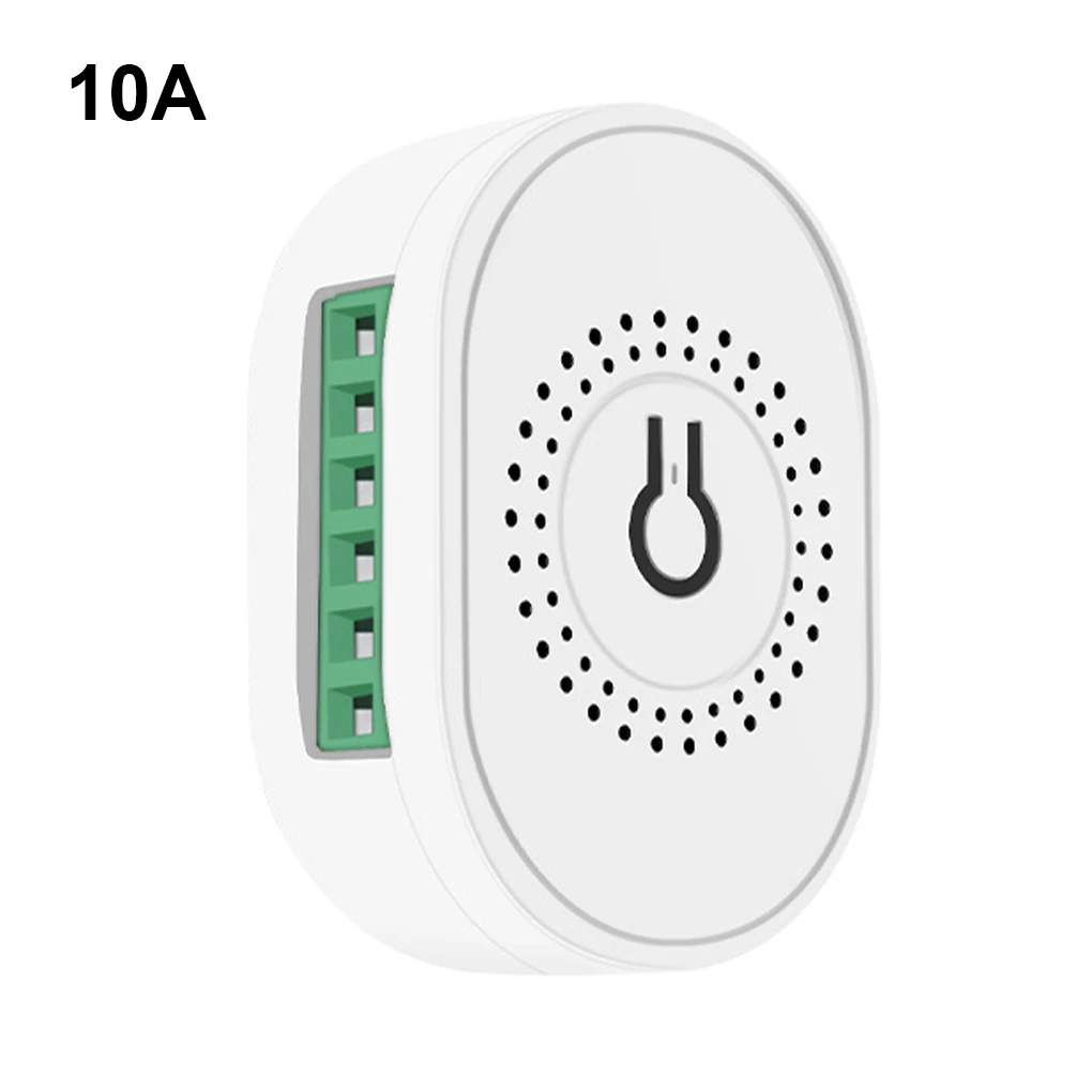 

Light Switch Module WiFi Remote Control Breaker Wireless 2 Way Smart Switch Module, Black, 16A