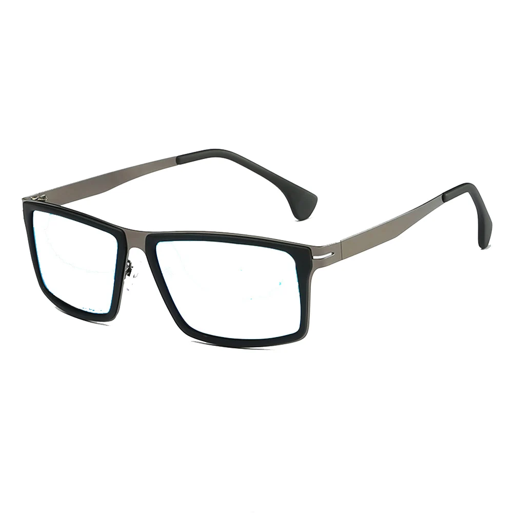 

Удобные модные очки для чтения TR90 с дужками из сплава и квадратной оправой + от 0,75 до + 4