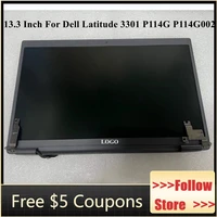 13 3 for dell latitude 3301 lcd screen assembly wxgahd fhd 19201080 replacement complete upper part display non touch