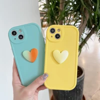 ultra thin cute heart shaped square silicone phone case for iphone 13 12 11 pro xs max xr se 8 7 6 plus luxury soft back cover