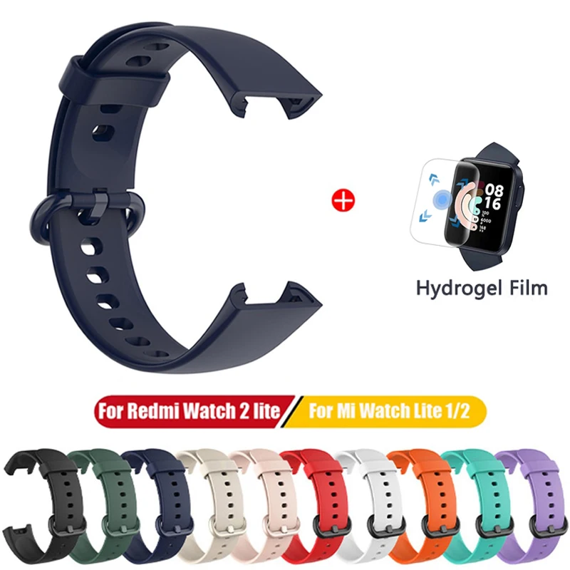 

Silicone Bracelet Smart Watch Strap For Redmi Watch 2 Lite Men women Universal Sport Strap For Xiaomi Mi Watch Lite Accessories