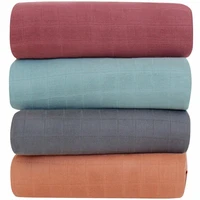 muslin squares 120x120 gauze clothes for children bamboo cotton blankets diapers newborn babi receiving blankets musselin baby