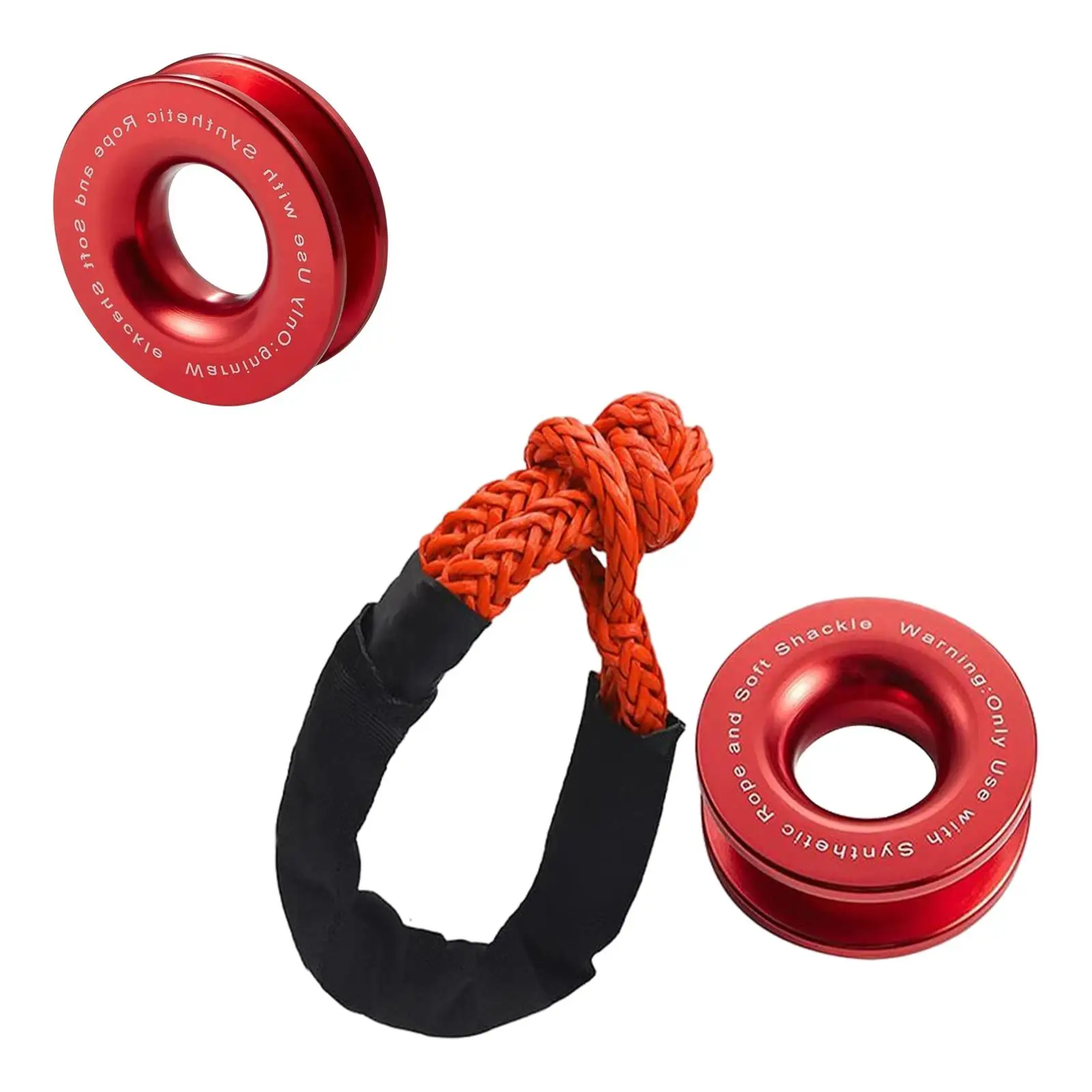 

Winch Snatch recover Ring 55000lbs Towing Car Breakdowns for Winches
