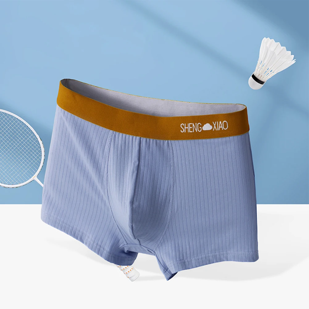 

Summer Sexy Men Cotton Boxer Soft Seamless Briefs Bugle Pouch Underwear Solid Elastic Underpants Casual Swim Shorts Trunks