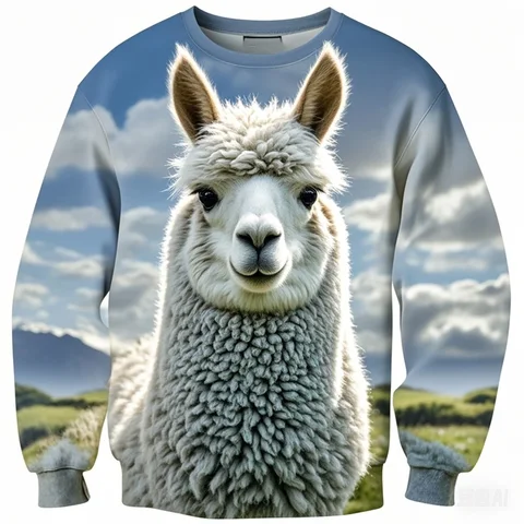 Alpaca sweatshirt AliExpress