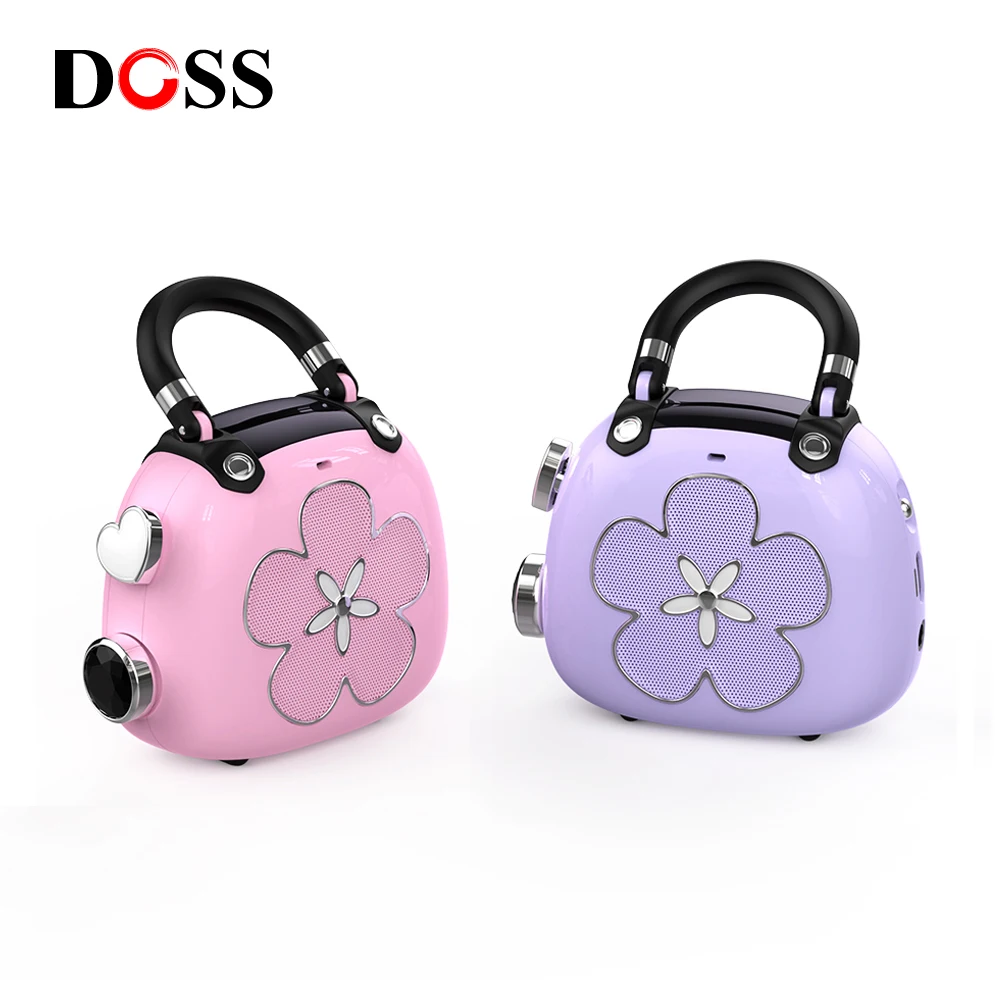 DOSS Candy Mini Bluetooth Wireless Speaker 5W BT 5.0 Portable Sound Box Cute MP3 Music Player Loud Speakers Best Gift for Girl