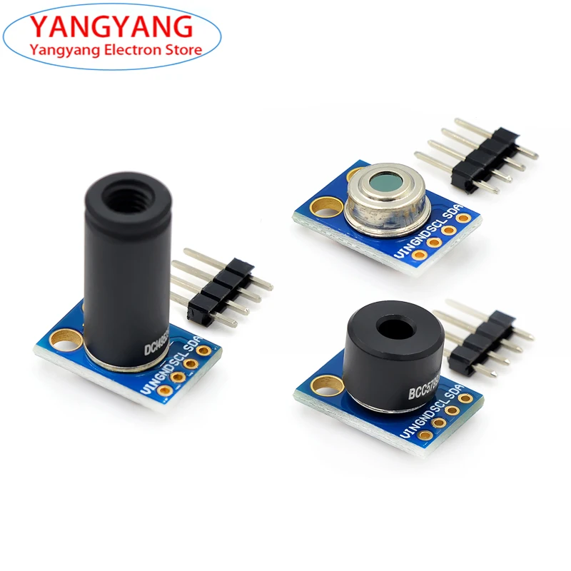 

1pcs New GY-906 BAA BCC DCI MLX90614ESF MLX90614 Contactless Temperature Sensor Module Compatible IIC 3-5V