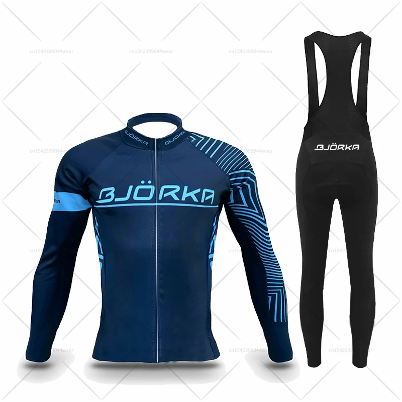 

Осенний велосипедный комплект 2023 BJORKA, Мужская одежда для велоспорта с длинным рукавом, Весенняя велосипедная Джерси, униформа для горного в...