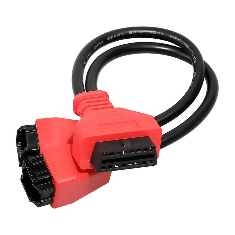 FCA 12 + 8 для Chrysler 16-контактный OBD OBDII OBD2 кабель коннектор Autel DS808 Maxisys 906 908 Pro elite
