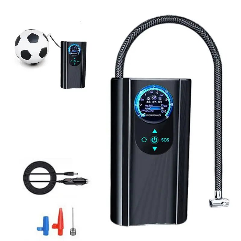 

Car Air Compressor Mini Portable Wireless Digital Electric Inflator Pump Inflatable For Auto Motorcycle Bicycle Tire Tyre Balls