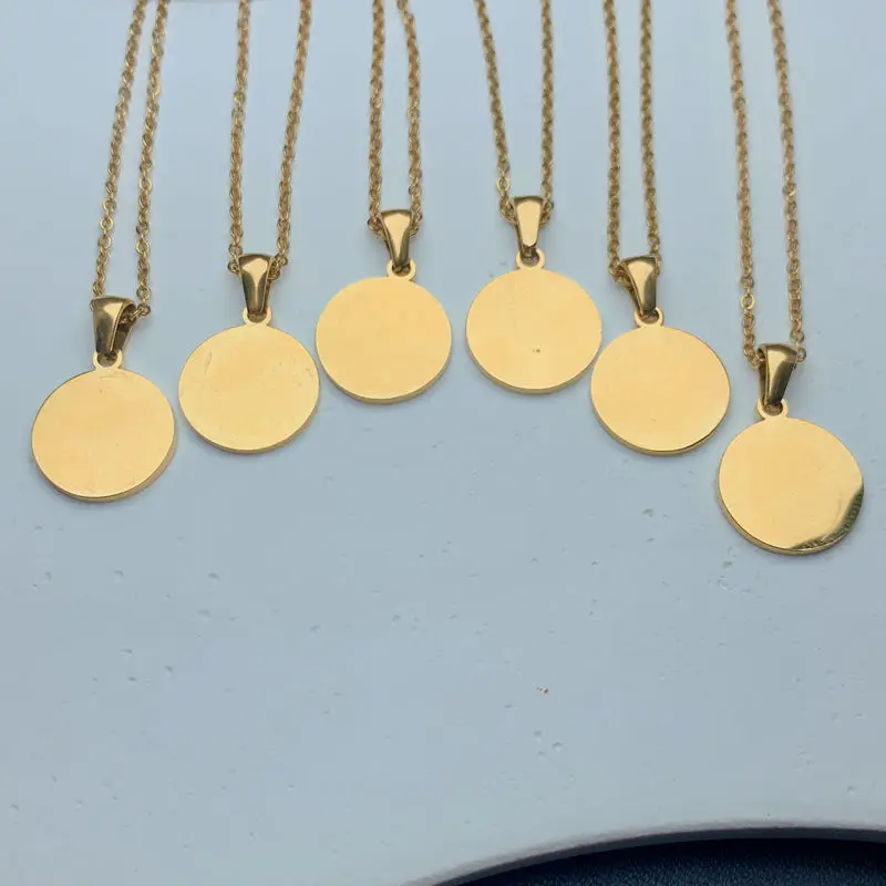 Ожерелье с подвеской из нержавеющей стали Дева