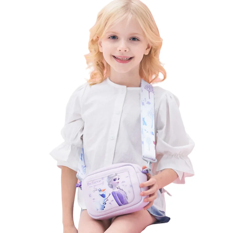 

Frozen Princess Elsa Children's Fashion Cute Girls Cartoon Anime Versatile Messenger Bag Little Girl Personality Side Backpack