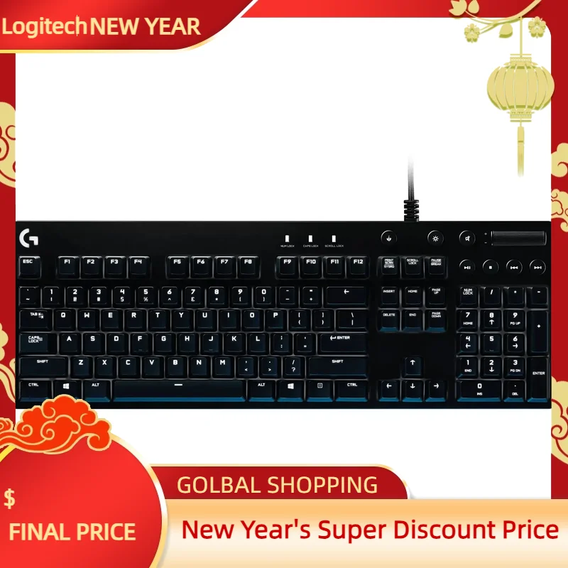 Механическая игровая клавиатура Logitech G610 Orion с красной ...