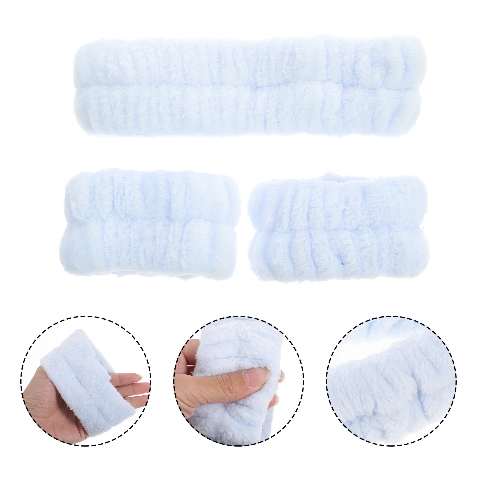 

Hair Band Wrist Strap Washing Headband Spa Headbands Girls Decorate Facial Makeup Fabric Face Cleaning Skincare Women