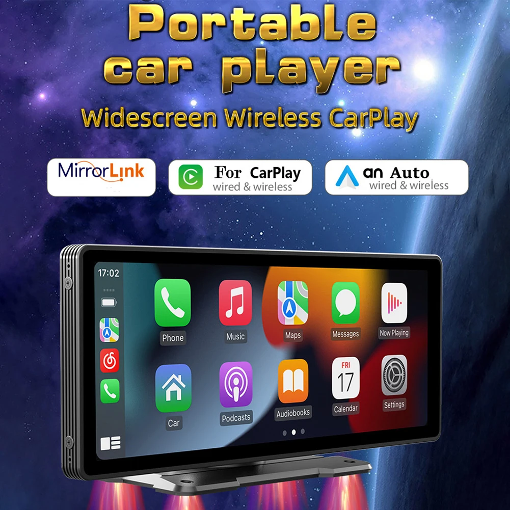 

9.3 Inch Wireless Portable Car MP5 Screen Player For CarPlay An Auto Touch Screen Car Portable Radio MP5 Player Radio FM BT