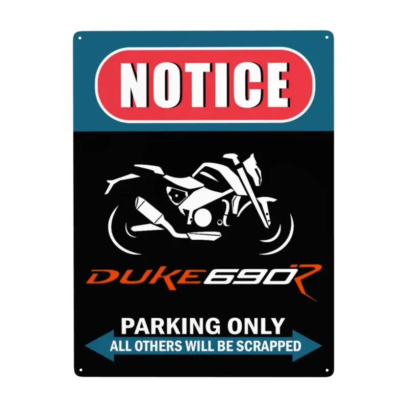 

KTM DUKE 690R художественный металлический Железный Знак Плакат табличка Бар Паб Клуб кафе домашняя тарелка для декора стен искусство