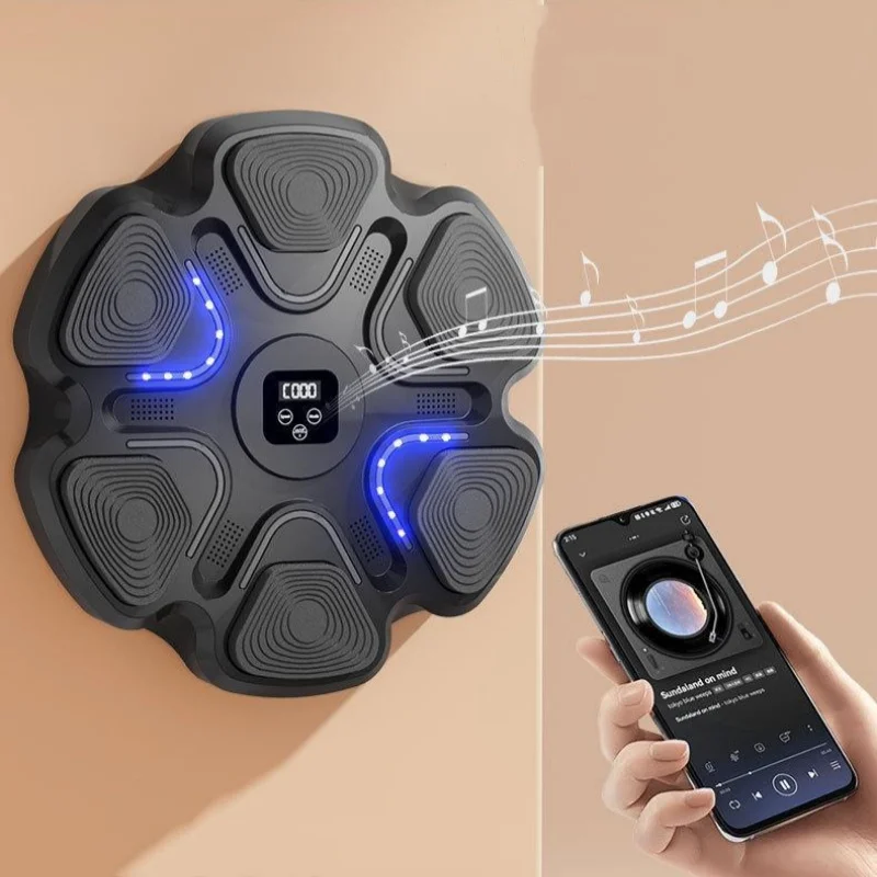 Фото Оптовая продажа: Умный электронный тренажер для бокса с Bluetooth и музыкой, качественное оборудование для спортзала, мишень для тренировок по боксу, модель 2026 года, для увеличения продаж №5