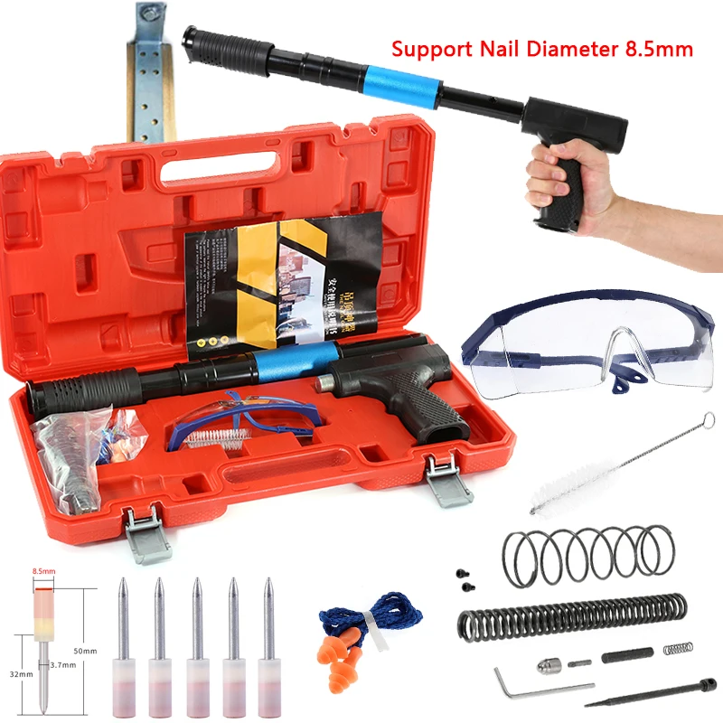 

S7000 Manual Ceiling Rivet Nail Gun Nail Gun Tool Set with Nails for Ceiling Renovation Home Funiture Installation