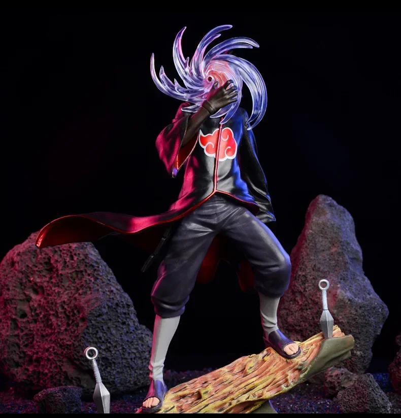 26 см Наруто аниме фигурка Обито Учиха Тоби голова сменная статуя из ПВХ модель