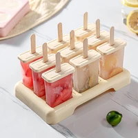 246 grids square shape ice cream mold diy handmade dessert fruit maker reusable ice cube tray popsicle home ice cream maker