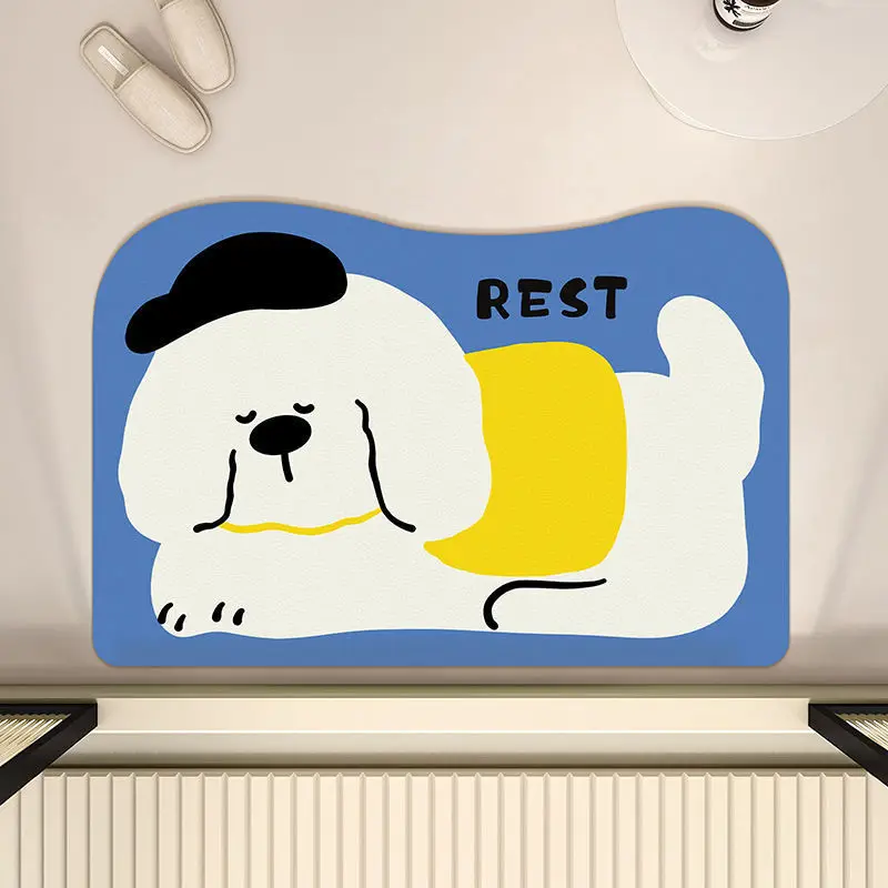 VIKAMA Впитывающий Нескользящий Ковер Для Домашнего Декора Прикроватный С Рисунком