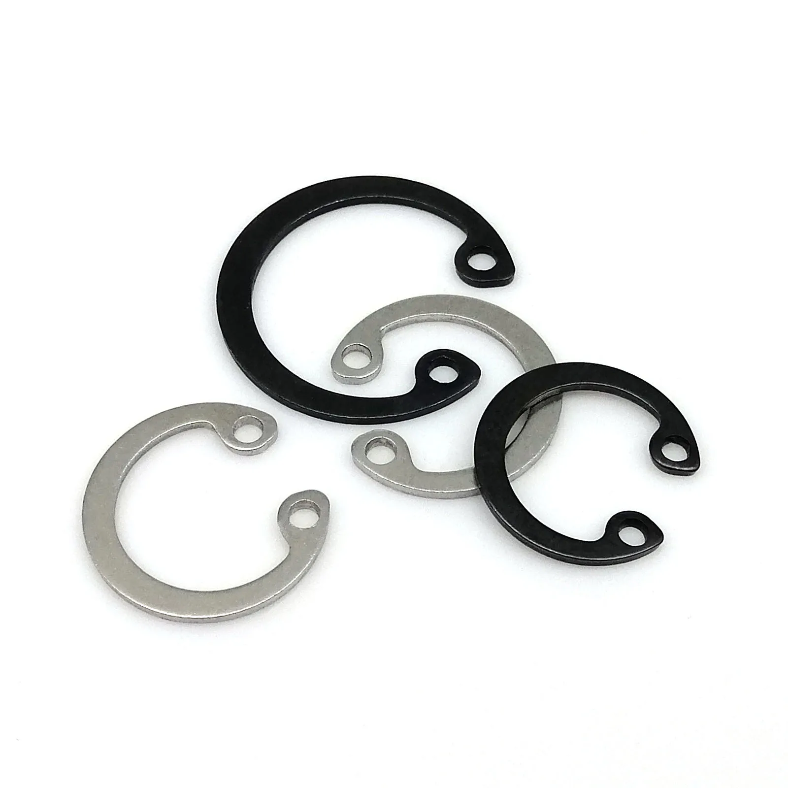 Коробка С 1000 Стрелками Тип C Внутренний Стопорный Зажим Смесь 8-24 Мм Нержавеющая