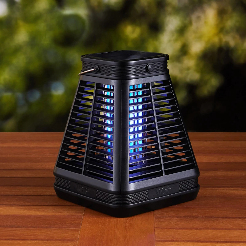 

Black Solar Power Portable LED Lamp Light Bulb Insert Killer