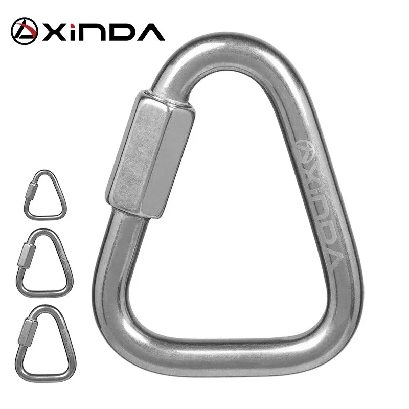 

Xinda оборудование для скалолазания треугольное соединительное кольцо из нержавеющей стали замок Meilong треугольный замок Meilong для быстрой без...