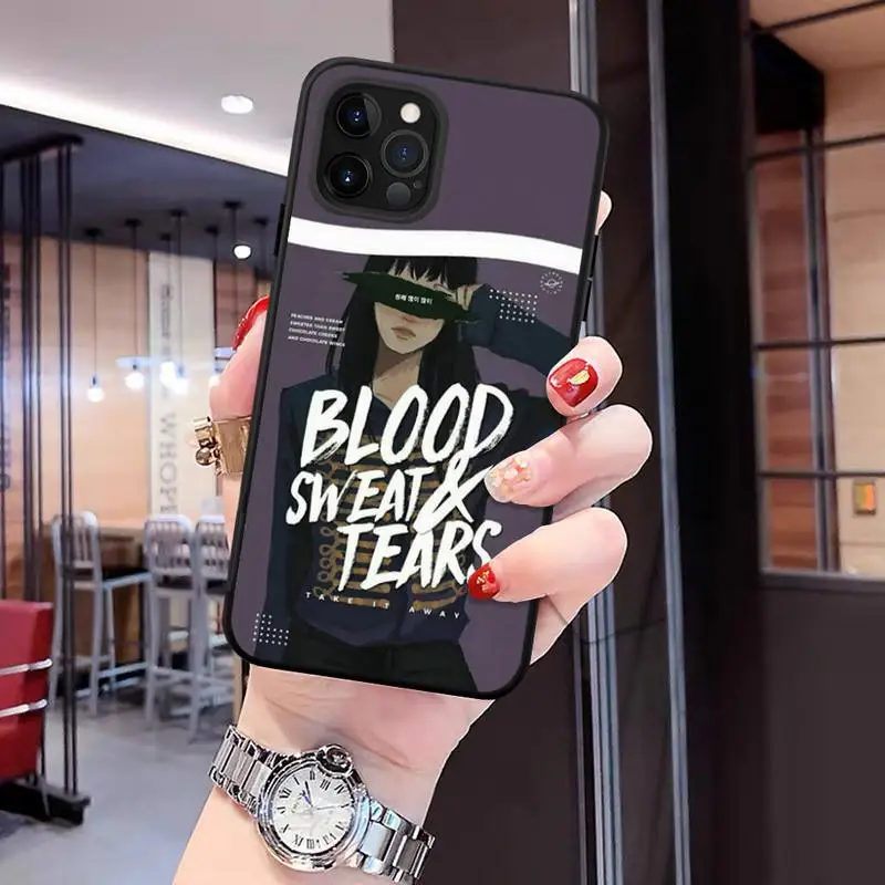 Чехол Pepakomi Bts для iPhone 11 12 13 Mini Pro Max 8 7 6 6S Plus X 5 S SE 2020 XR XS 10 | Мобильные телефоны и