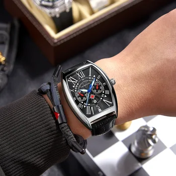 Luxury Top Brand Watch Military Quartz Men Sports Watches Male Leather Strap Wristwatch Casual Clock Hombre Relogio Masculino Other Image