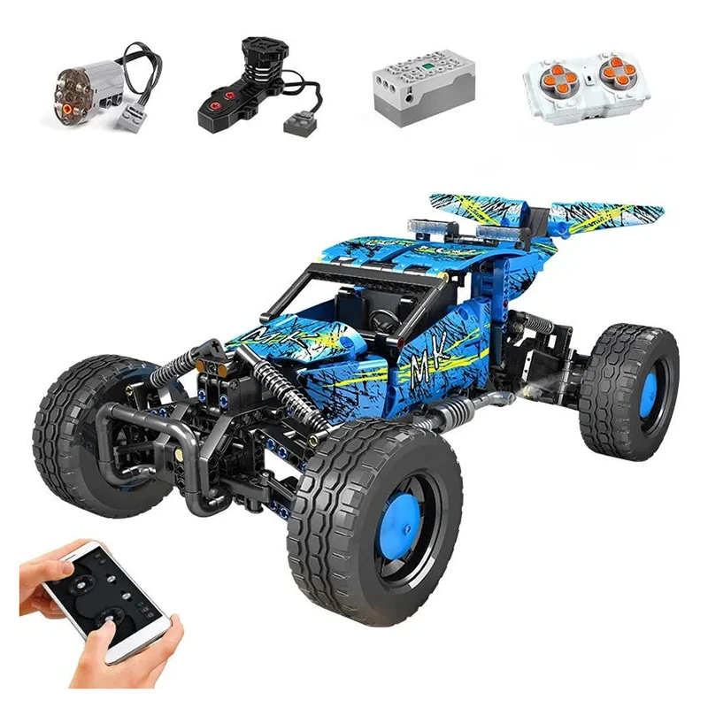 

MOULD KING 18019 Technical RC Car Building Blocks Set Remote Control Racing Car Motorized Off-road Vehicle MOC Bricks for Kids