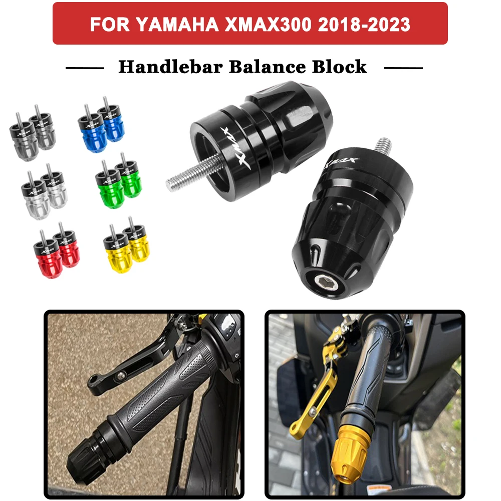 Yamaha XMAX 300 2018-2023 Утяжелители И Чехлы На Конце Руля Из Алюминиевого Сплава С ЧПУ