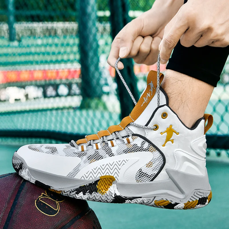 Basketball Shoes Men Street Basketball Culture Cushioning Non-Slip Sport Shoes Women Gym Training Athletic Basketball Sneakers