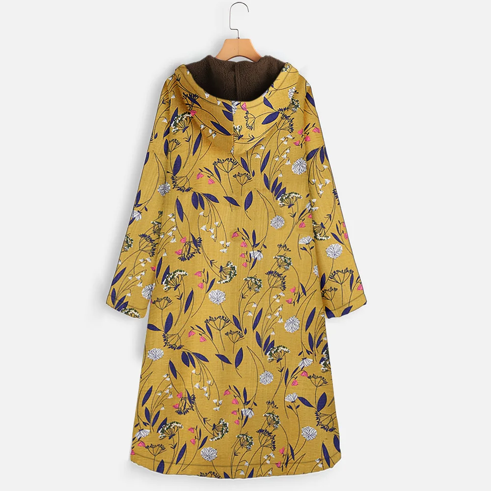 New 2022 Fall Retro Women's Regular Hooded Slim Fit Cotton Coat
