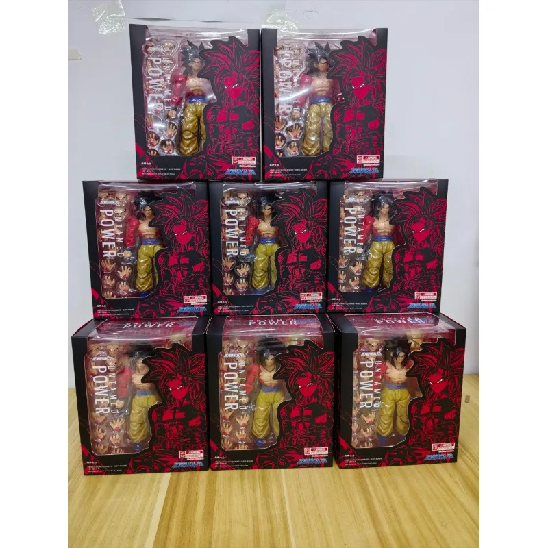Demoniacal Fit Dragon Ball Z Фигурки SHF Super Saiyan 4 GT SSJ4 Untamed Power Son Goku Аниме Фигурка GK Модель