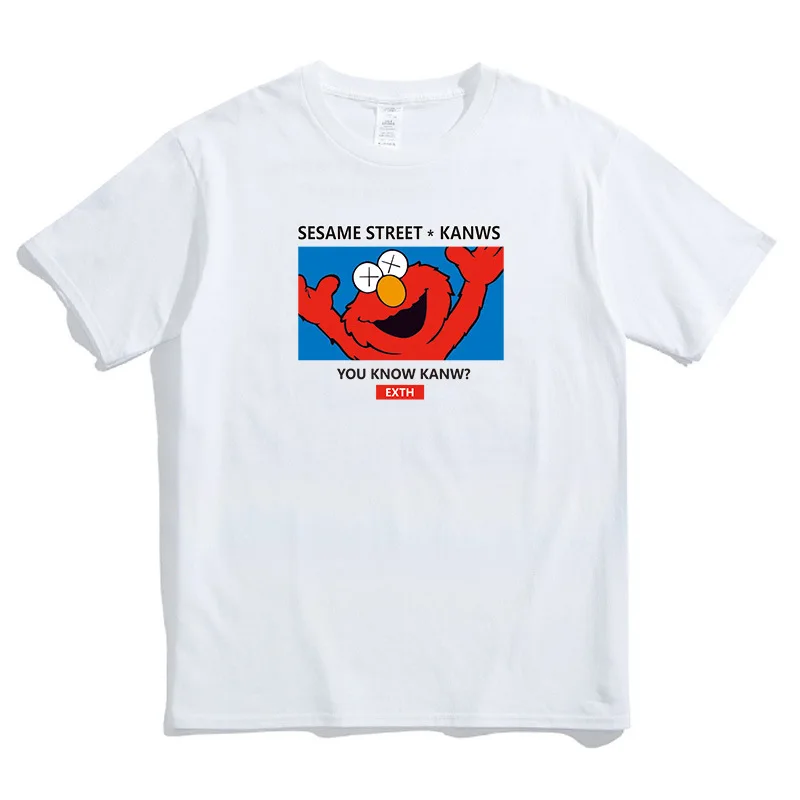 Футболка мужская с коротким рукавом и круглым вырезом, свободного покроя