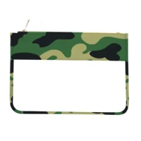 nylon waterproof army camouflage blue camouflage transparent cosmetic bag wash bag daily necessities bag