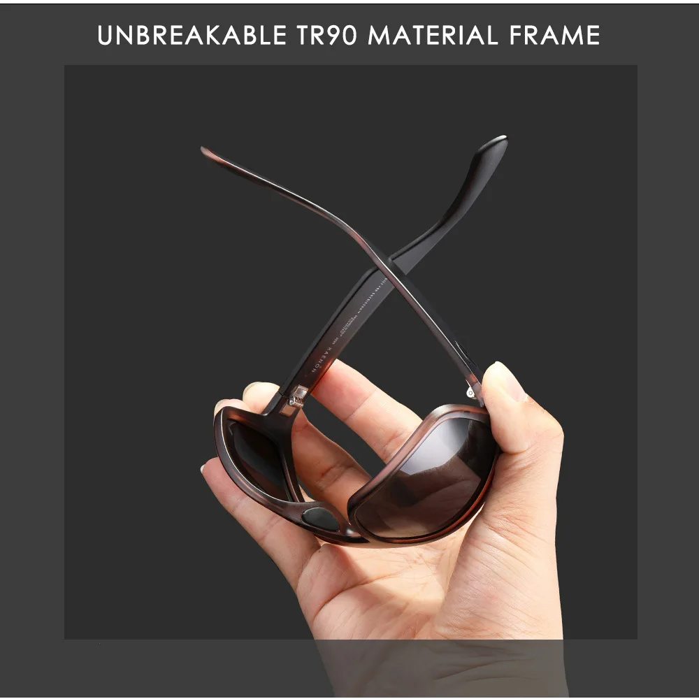 KAENON поляризационные солнцезащитные очки мужские TR материал оправа уличные