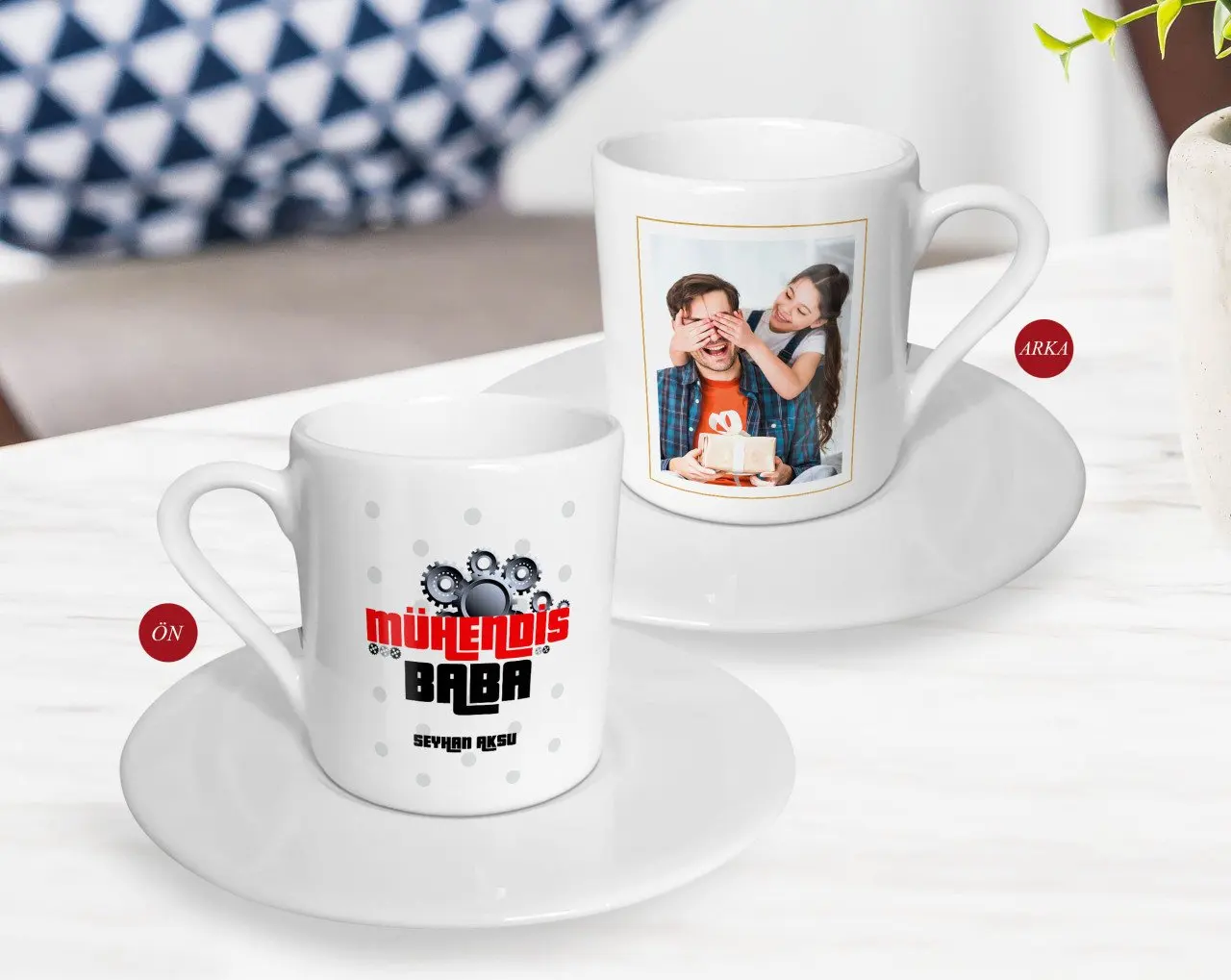 

Персонализированный подарок на день отца, фотография, турецкий кофе fincanek-76