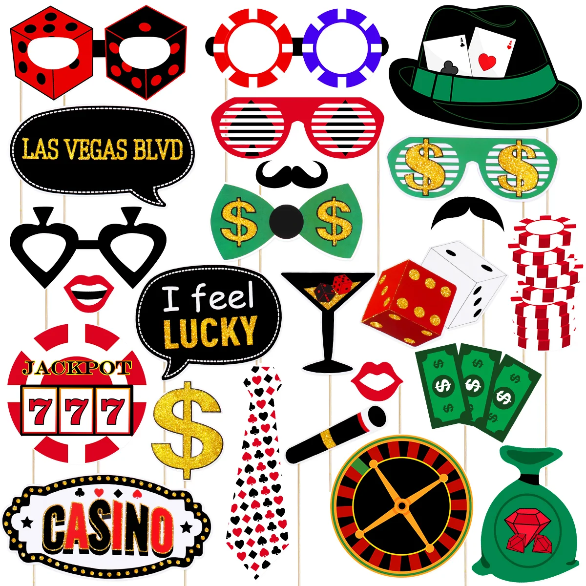 

Фотообои с изображением казино, реквизит для фотобудки в Вегасе, сувениры на тему Лас-Вегаса, принадлежности для селфи, украшение для ночной фотобудки, блеск на день рождения