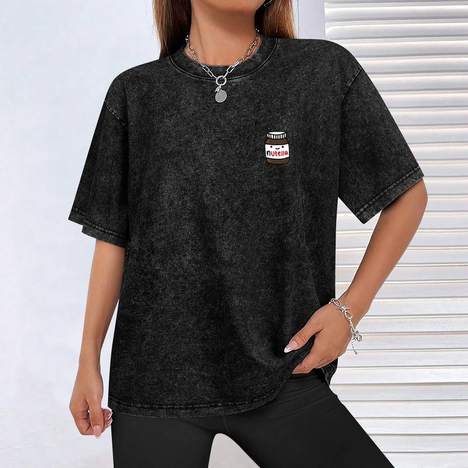 Мужская Винтажная Футболка Nutella