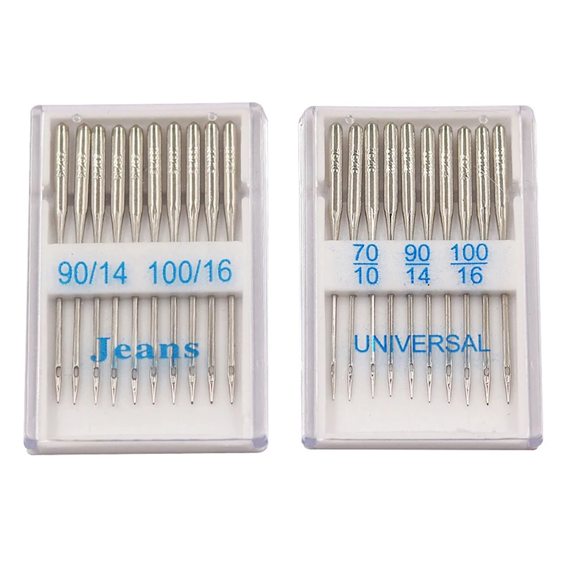 

20pcs Sewing Machine Needles for Singer Brother Janome Varmax Sizes 65/9 75/11 80/12 90/14 100/16 Sewing Machine Supplies