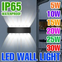 outdoor wall lamp led spotlight ip65 waterproof light fixture led night lamp bedroom bedside bulb indoor stairs wall sconce lamp