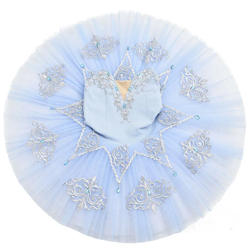 Профессиональная балетная пачка для девочек розовая синяя балерина